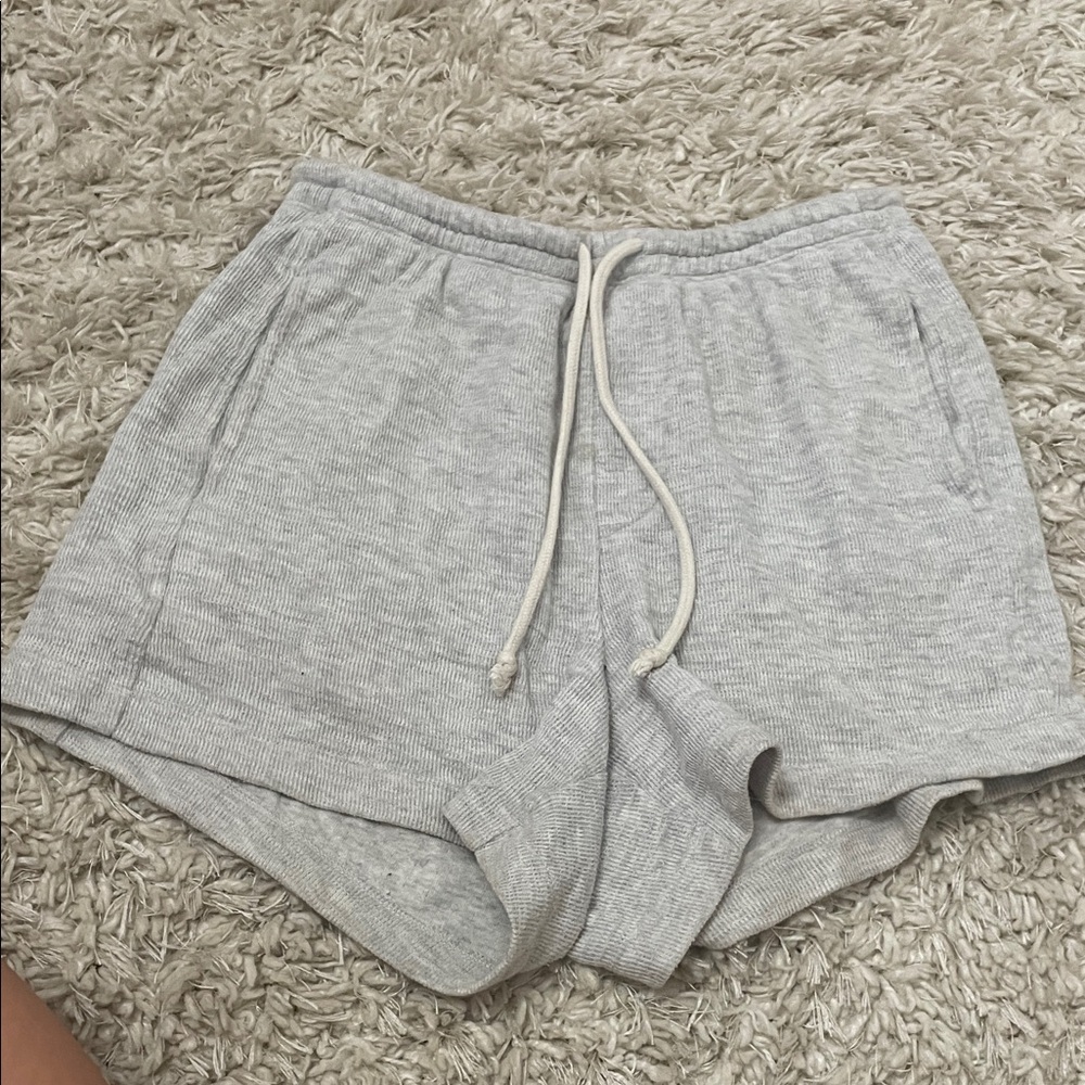 Aerie Light Gray Athletic Shorts